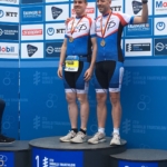 Sepp und Tobi auf dem Podium