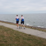 Sepp und Tobi beim Lauf