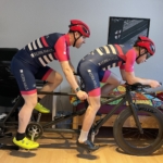 Positionseinstellung auf dem Zeitfahrtandem 3